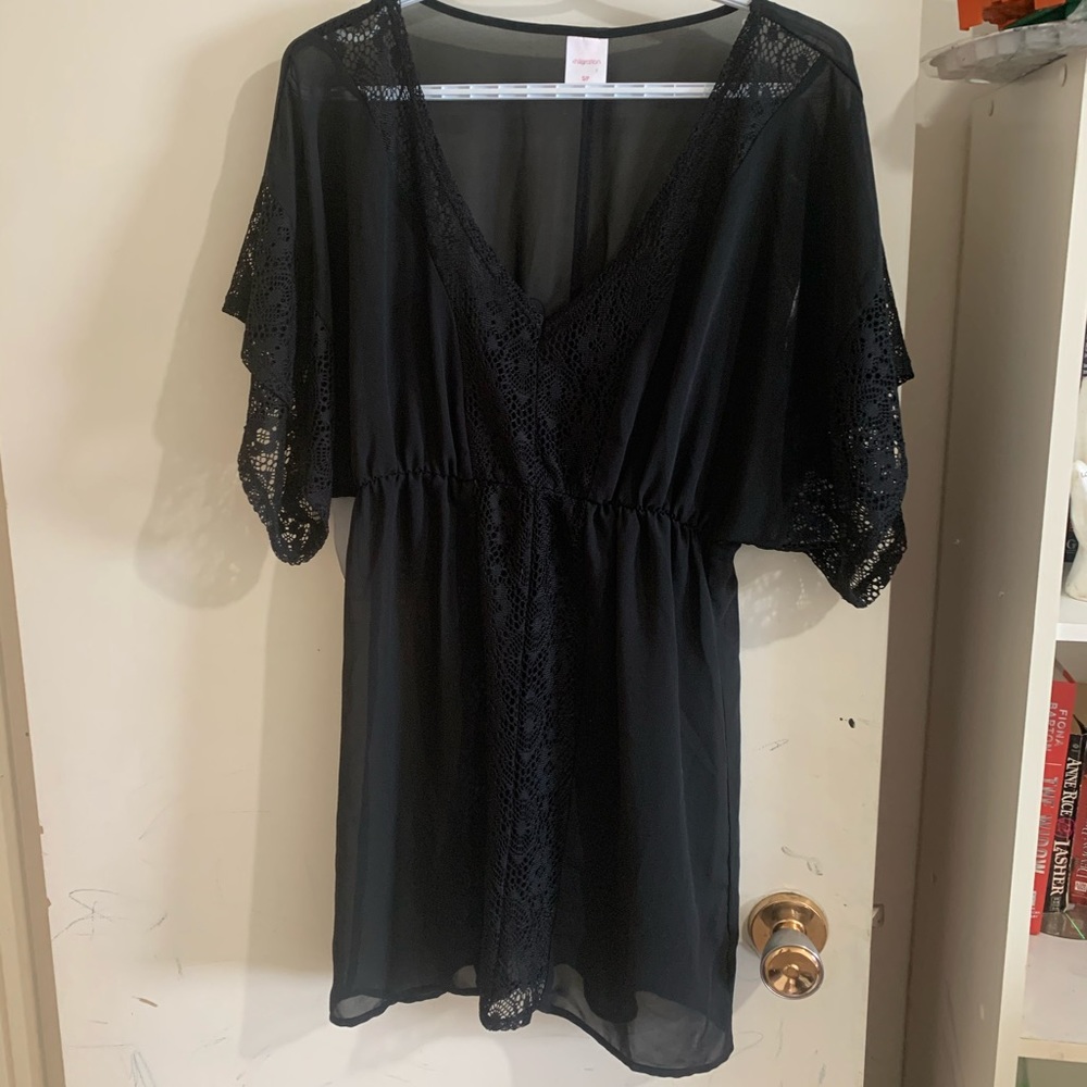 ✨ 3 for 30 ✨ Xhilaration small black sheer dress